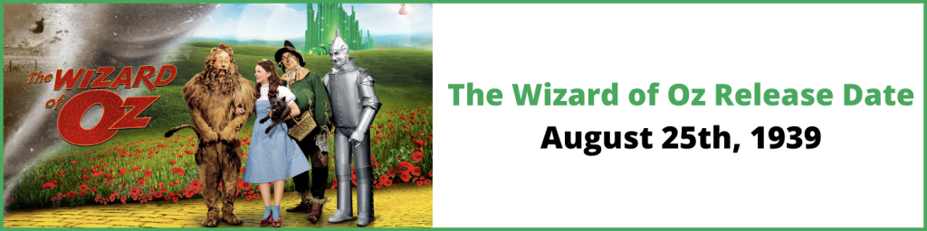 what year was the original wizard of oz movie release